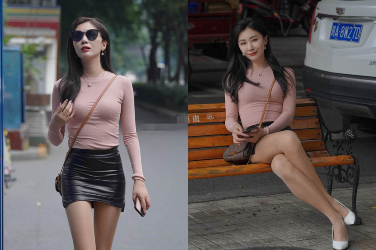 皮短裙女孩 ~ 图片+视频