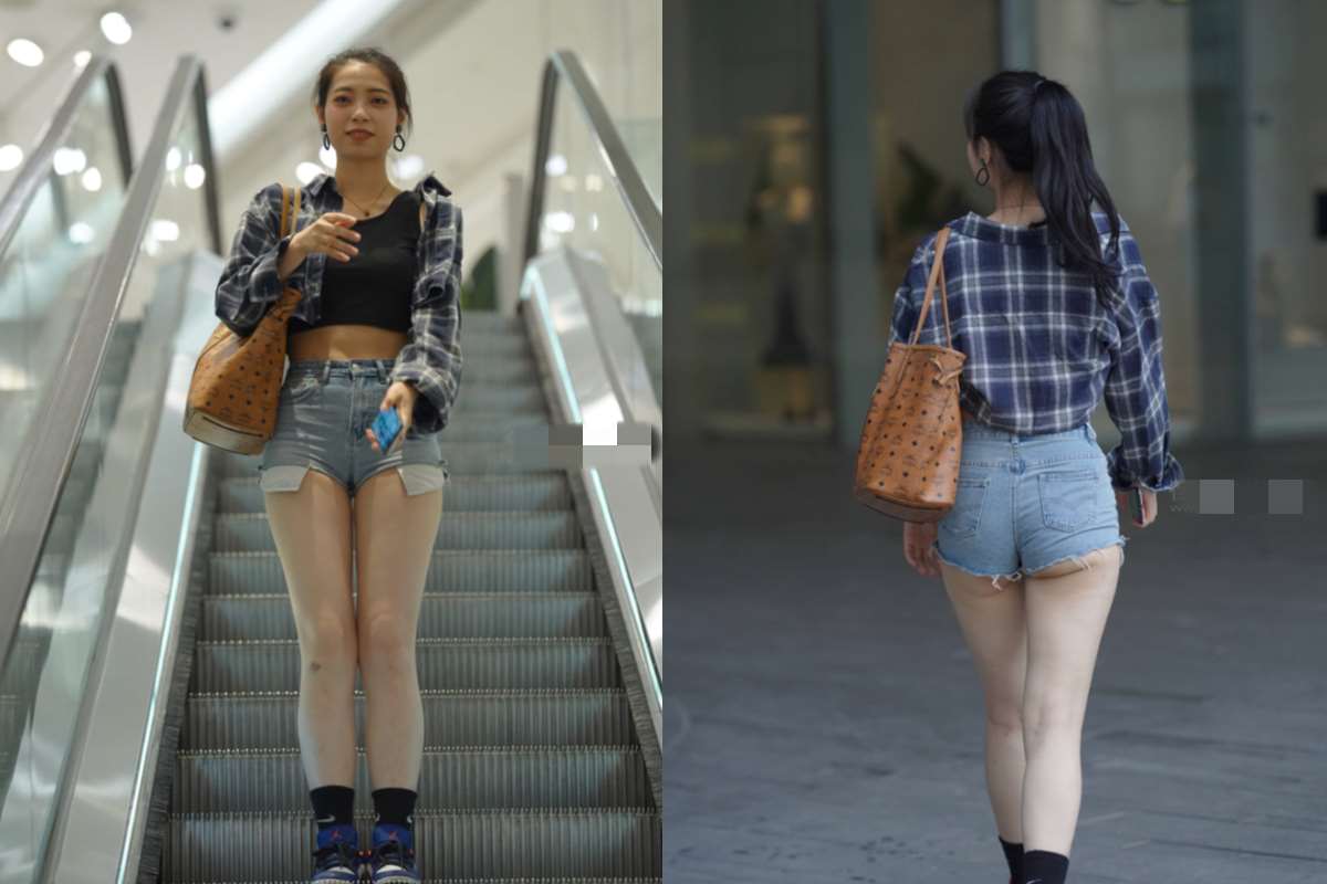 爱笑的热裤女孩 ~ 图+视频