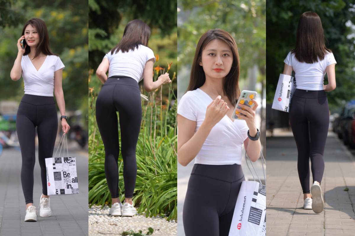 A great day 紧身瑜伽裤美眉