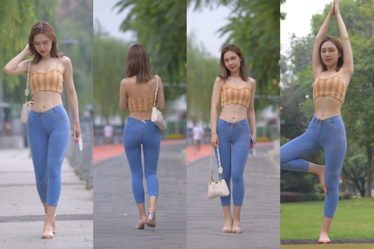 【6月摄影作品】牛仔裤美女