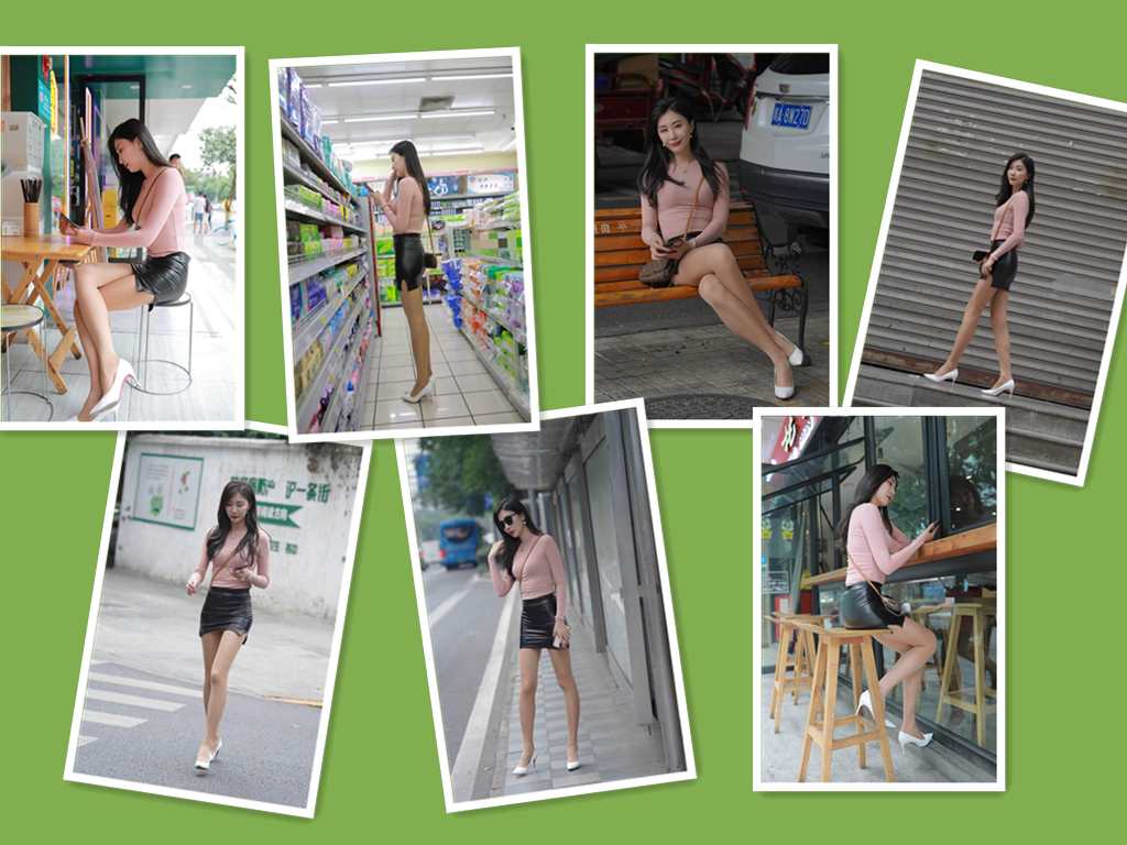 皮短裙女孩 ~ 图片+视频