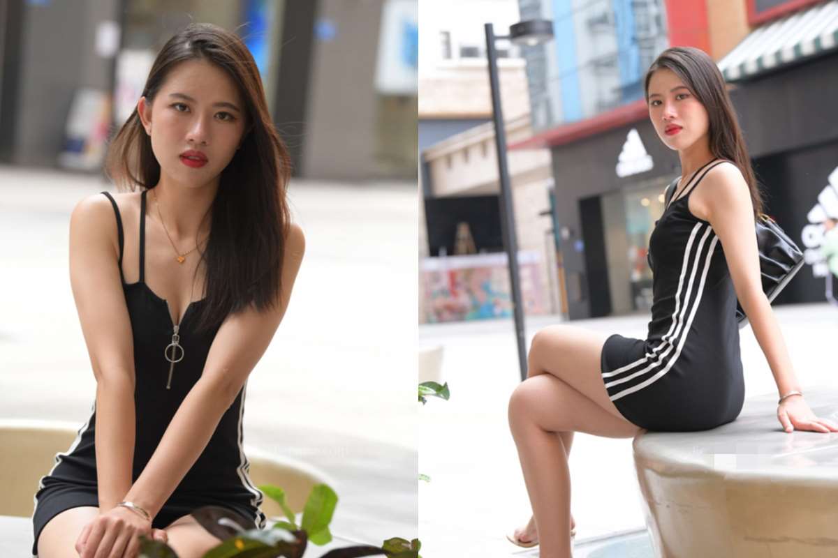 黑色包臀裙长腿美女 ~ 图+视频