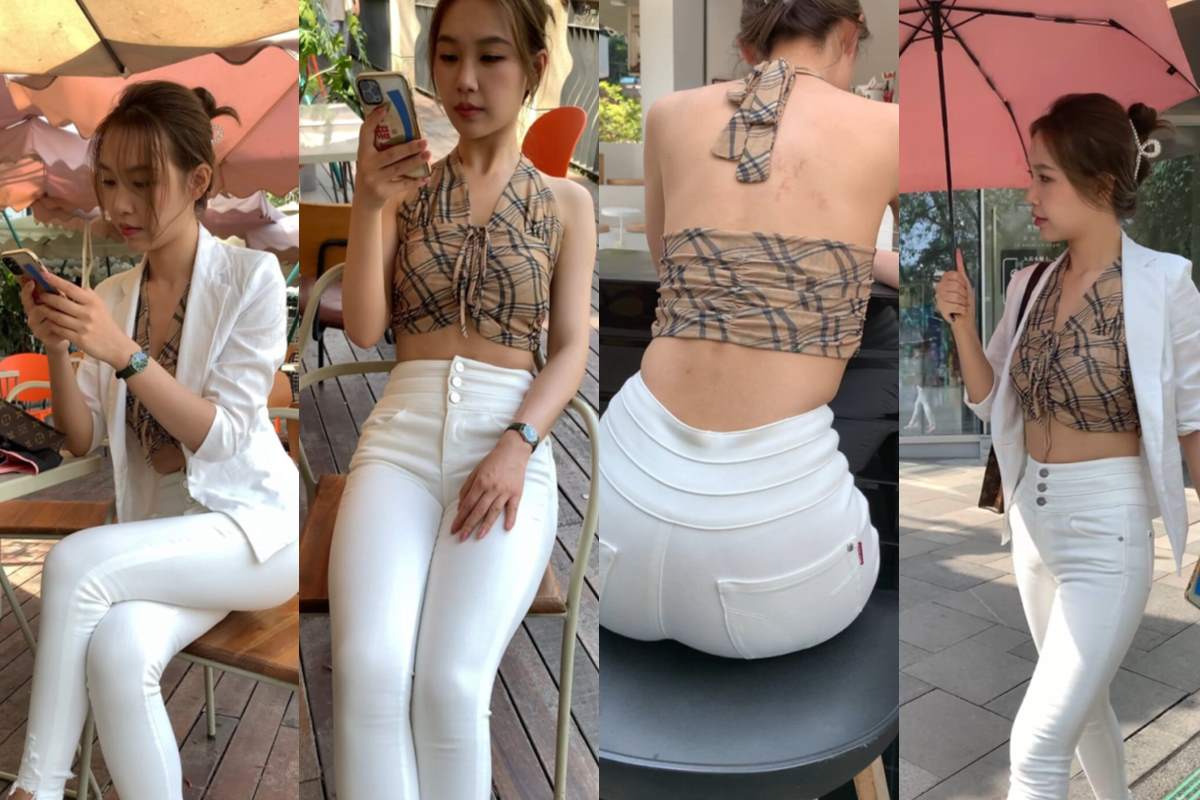 紧身白裤女孩 [10.6 GB]