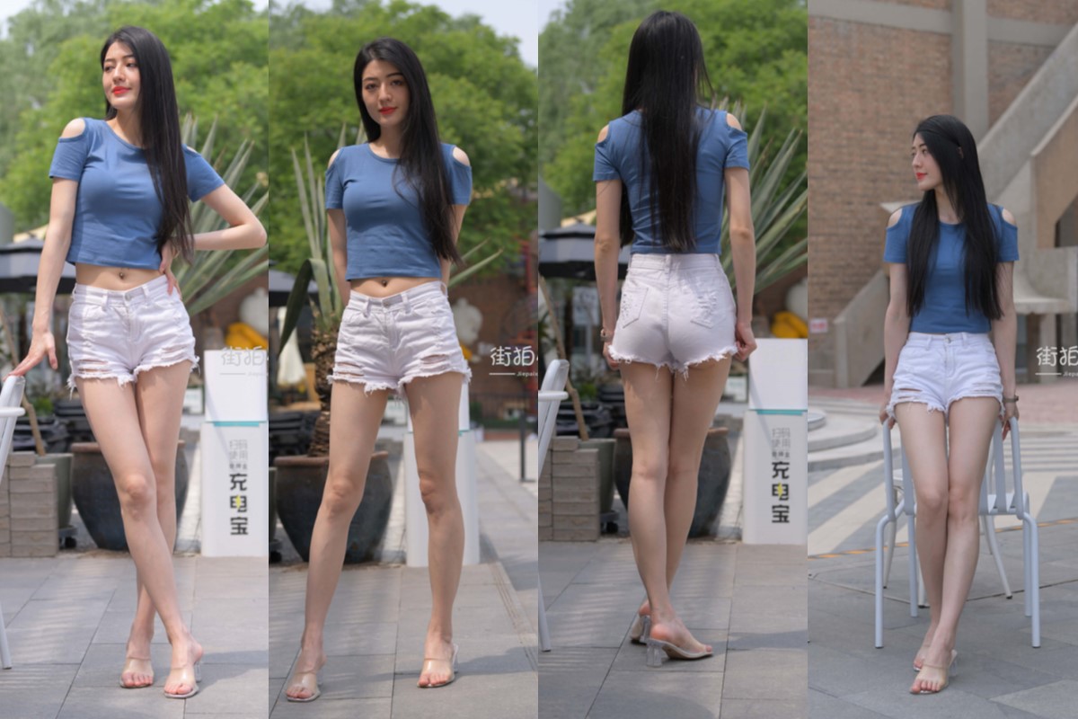 [一始专区] 白色热裤美女