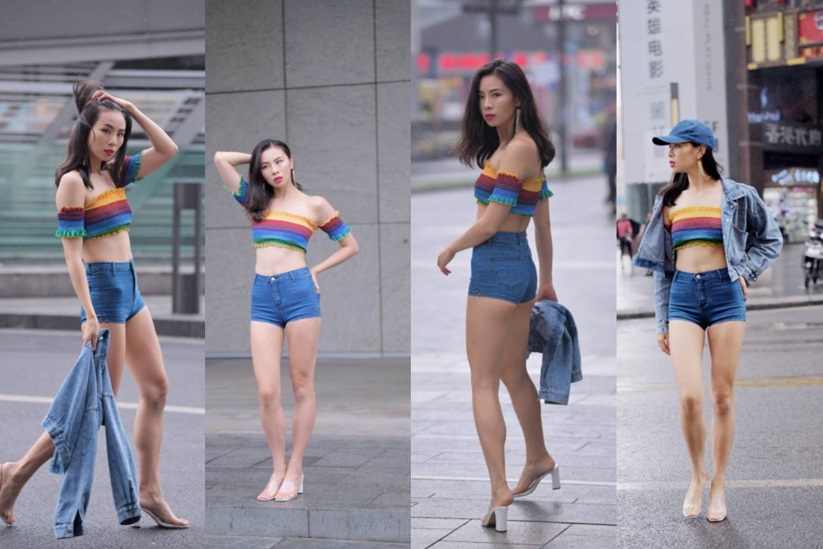 雨中热裤 【套图+视频】