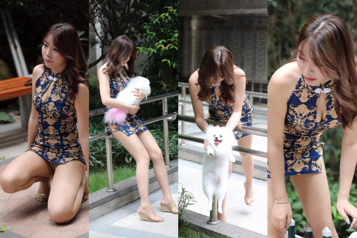 芝芝与狗狗 【套图+视频】