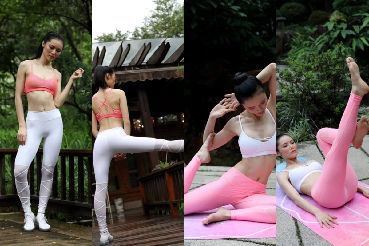 粉色瑜伽 蝶梦 【套图+视频】