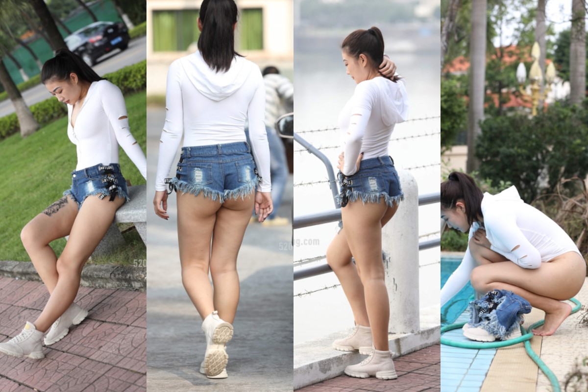 秋日热裤私语【套图+视频】