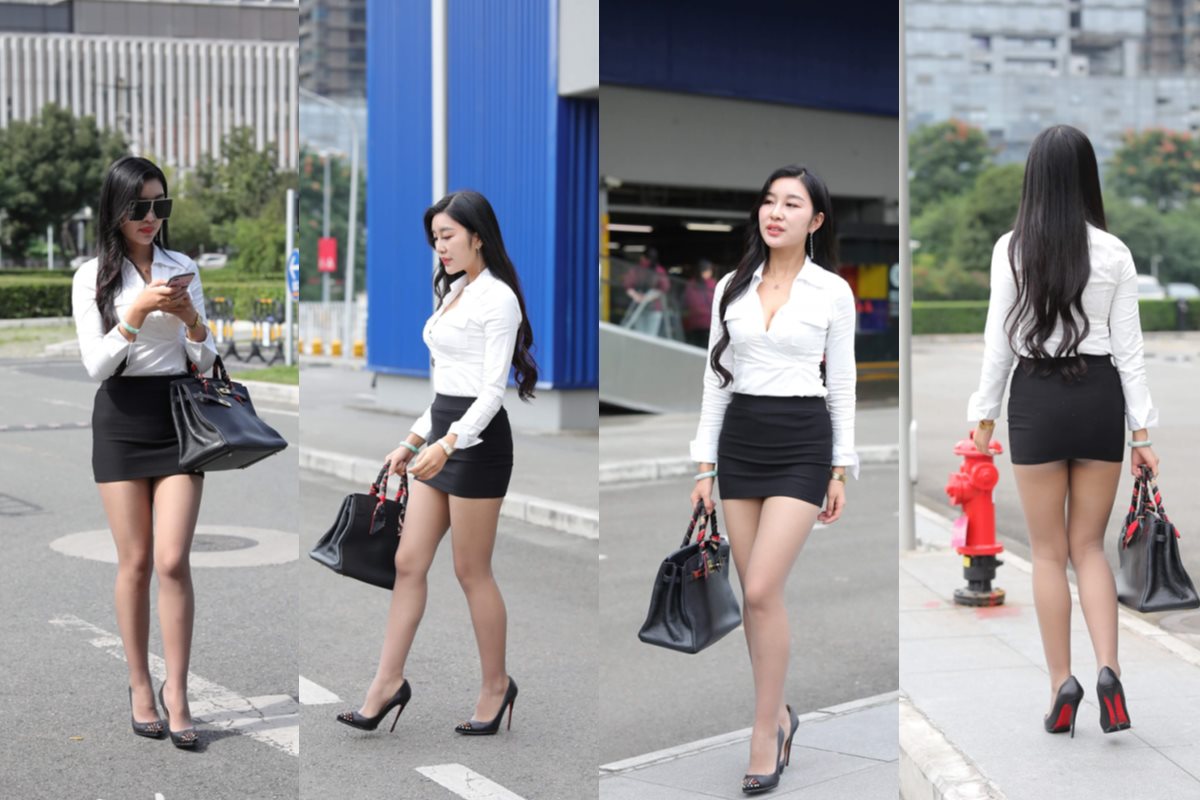 性感包臀裙丝袜美少妇【套图+视频】