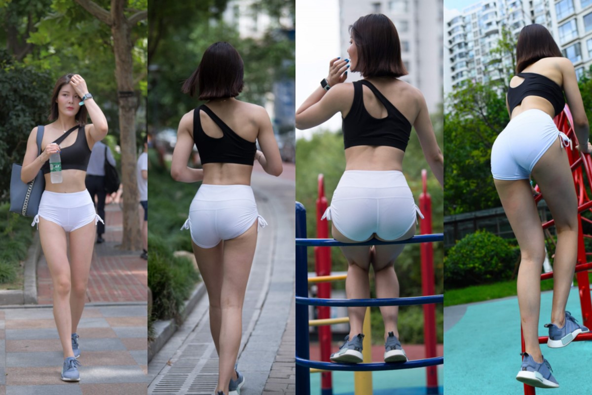 白短运动裤 【视频+套图】