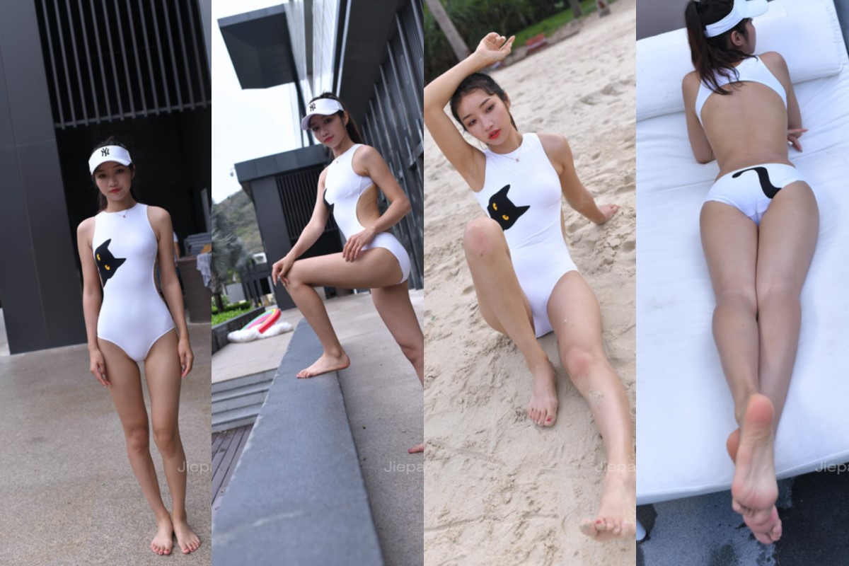 [第4季•聆听太阳湾] 【咔喳旅拍作品】萌萌 性感可爱连体泳衣