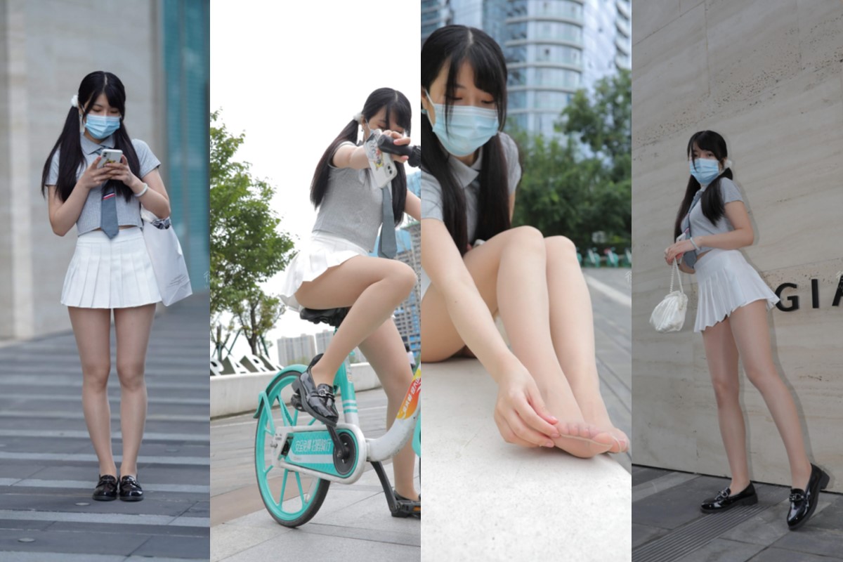 加菲mao街拍作品★美少女的心事 【套图+视频】