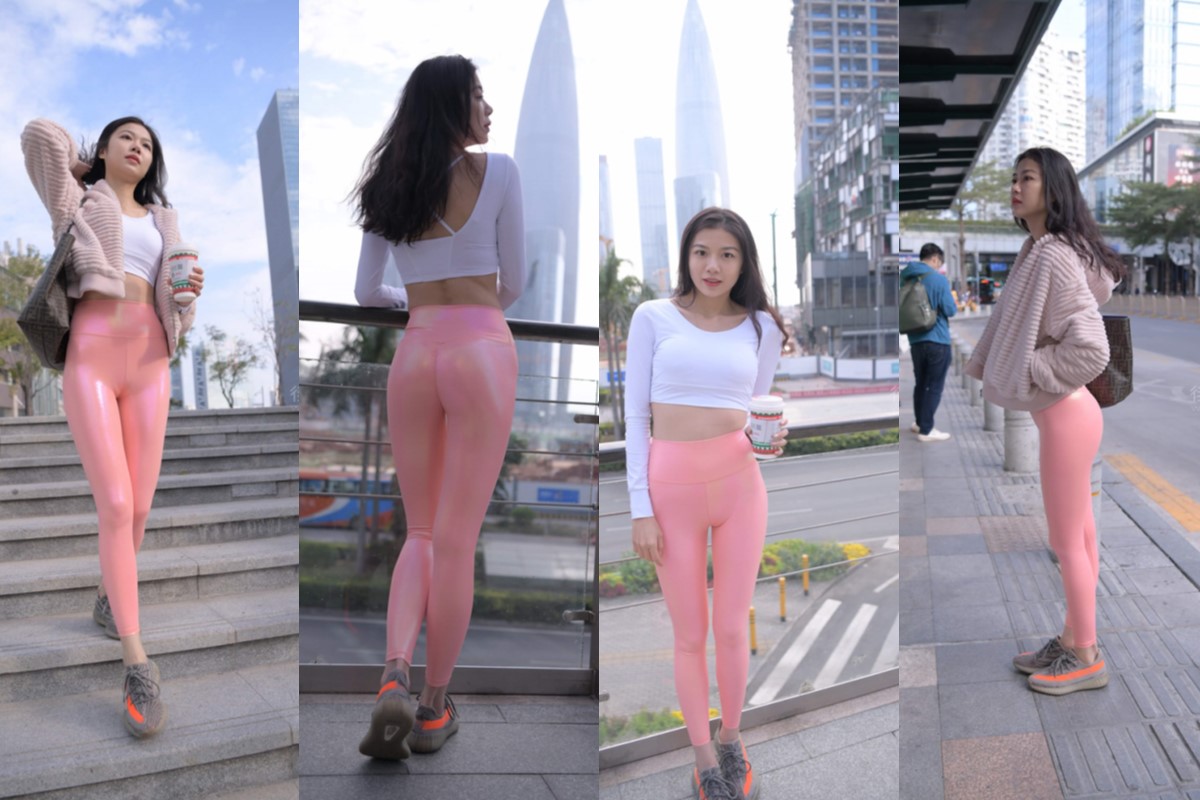 一只麋鹿街拍作品●与我无关 02 ~ 粉色系女孩【套图+视频】