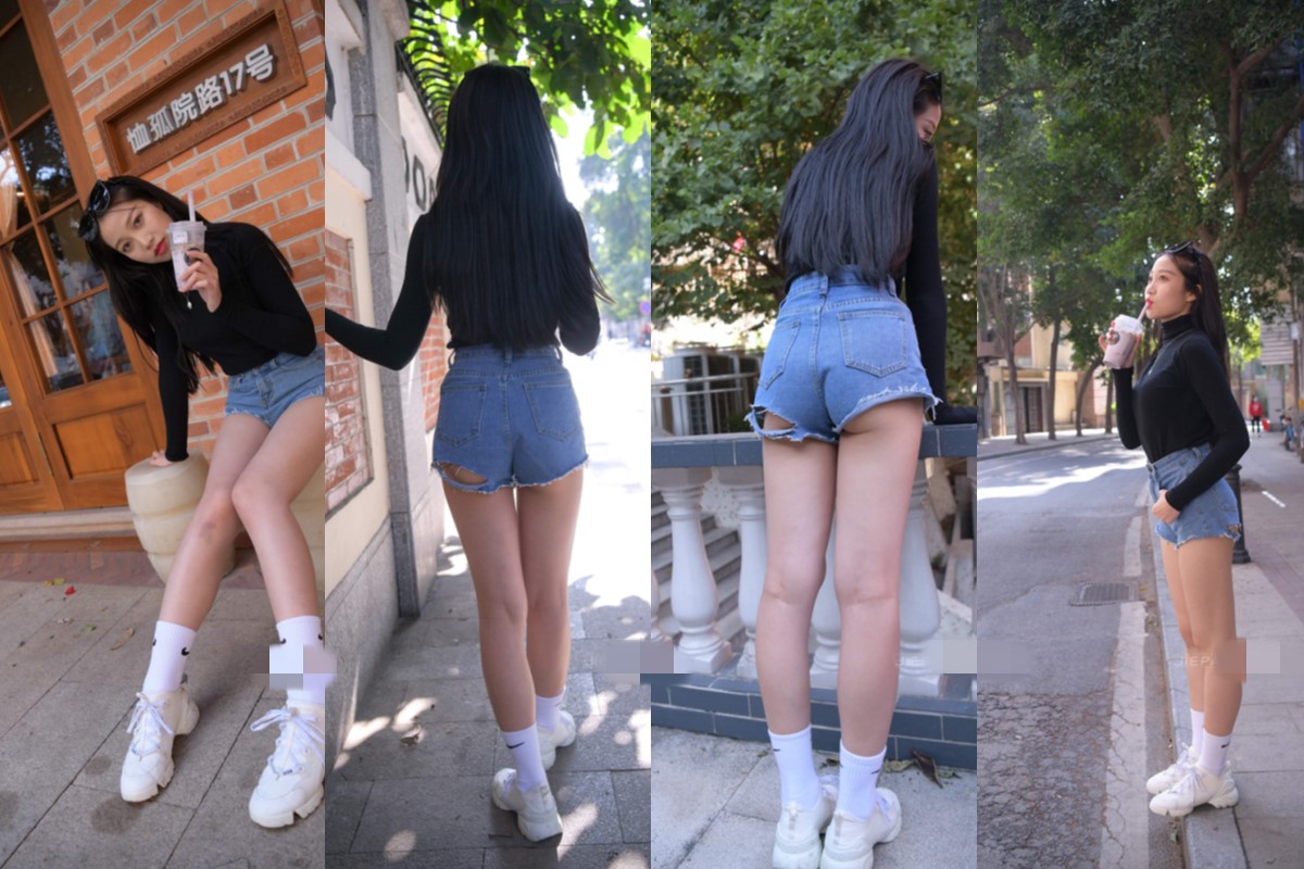 魂魂街拍作品★热裤女孩 【套图+视频】