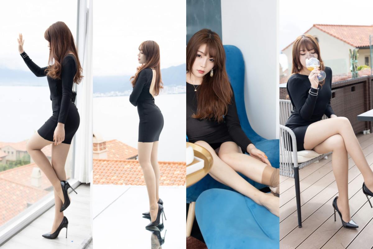 芝芝街拍★咖啡色丝袜 【套图+视频】