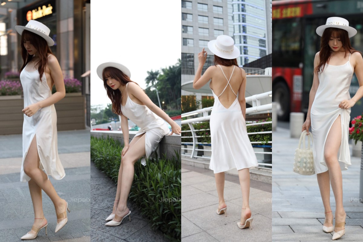 芝芝街拍★都市丽人-第二季-白色裙装 【套图+视频】