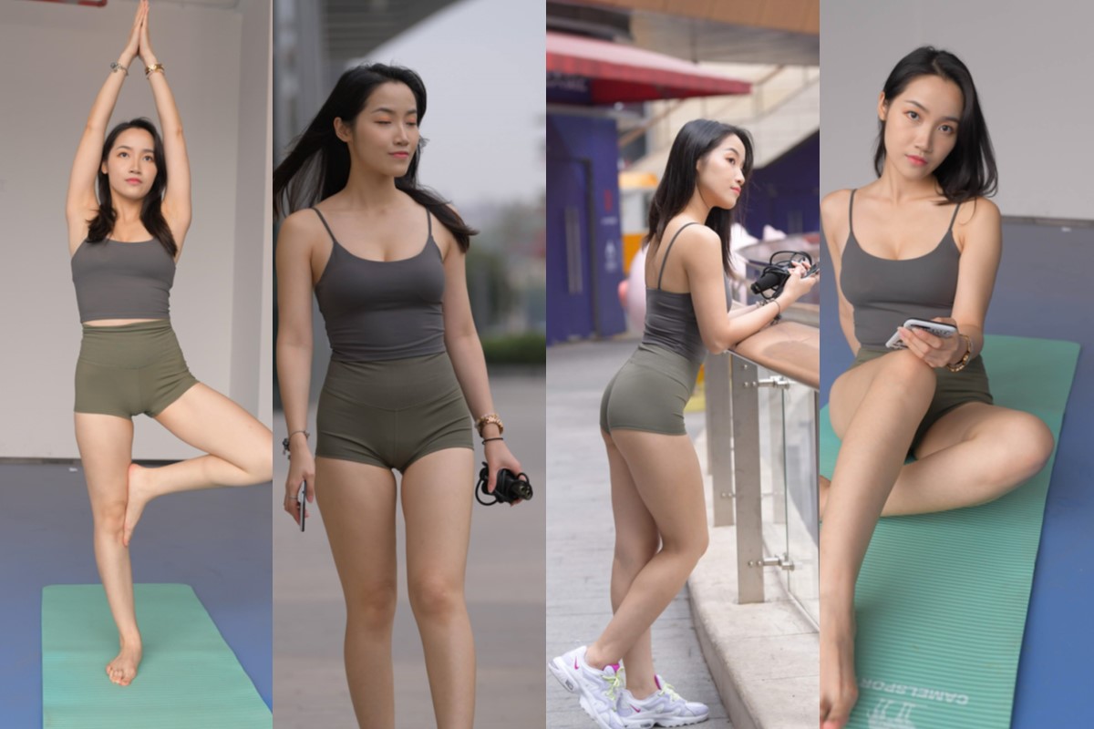 绿色热裤 【套图+视频】