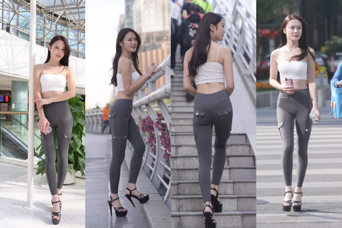 紧身瑜伽裤 【套图+视频】