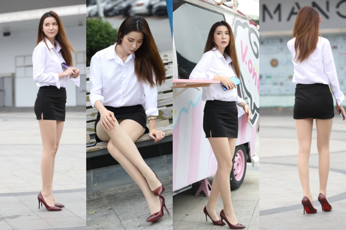 美女高跟短裙OL【套图+视频】