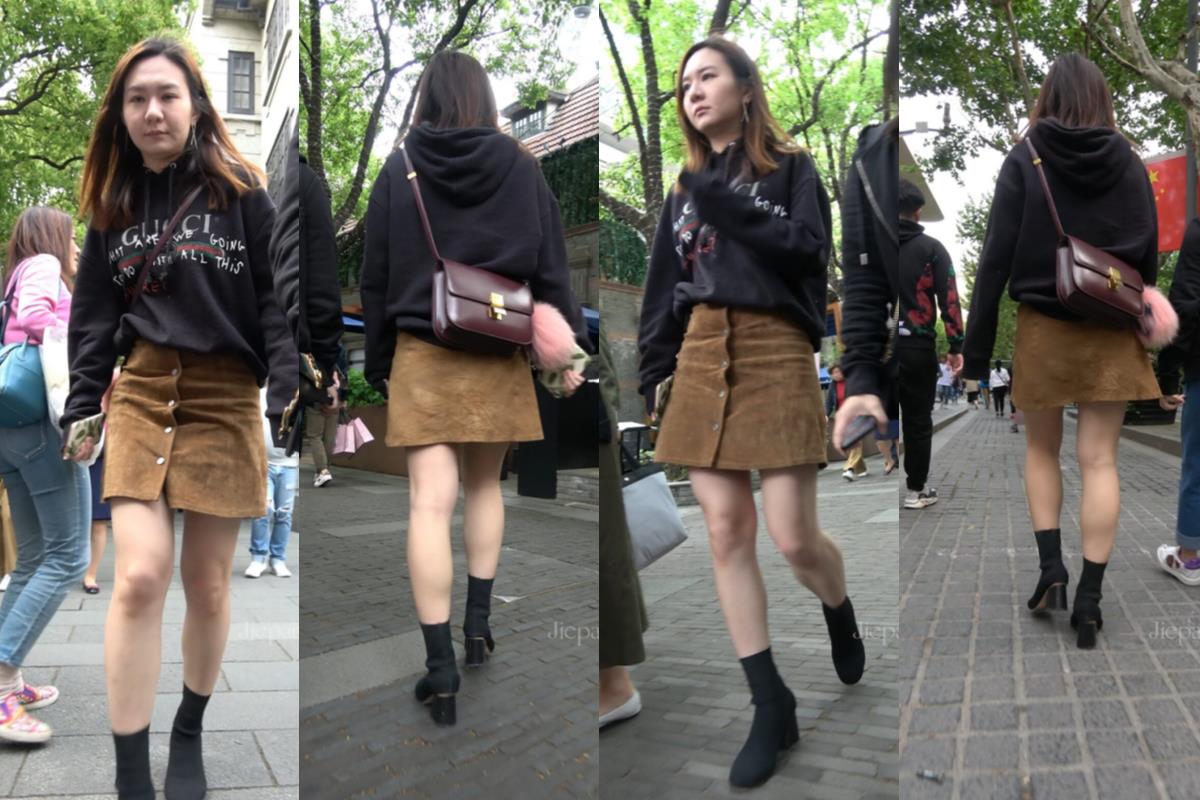 4K - 街拍棕色群美眉 [1.68 GB/MP4]