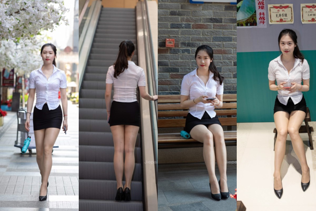 牛男街拍★搭讪清秀可人的亮丝小姐姐【套图+视频】