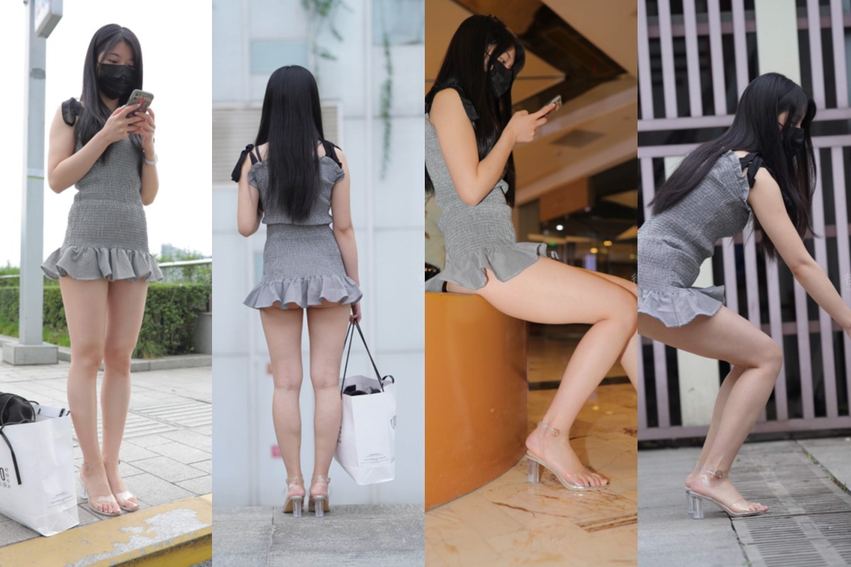 漂亮的超短裙女孩 【套图+视频】