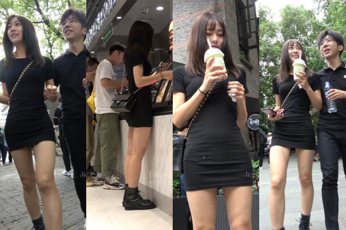4K - 街拍漂亮的高颜值包臀裙小妹[3.81 GB/MP4]