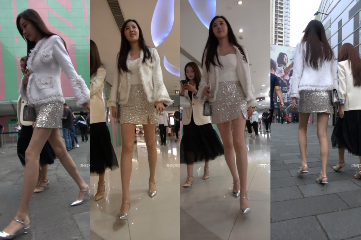 4K - 性感苗条大长腿街拍短裙高跟街拍美女 [793 MB/MP4]