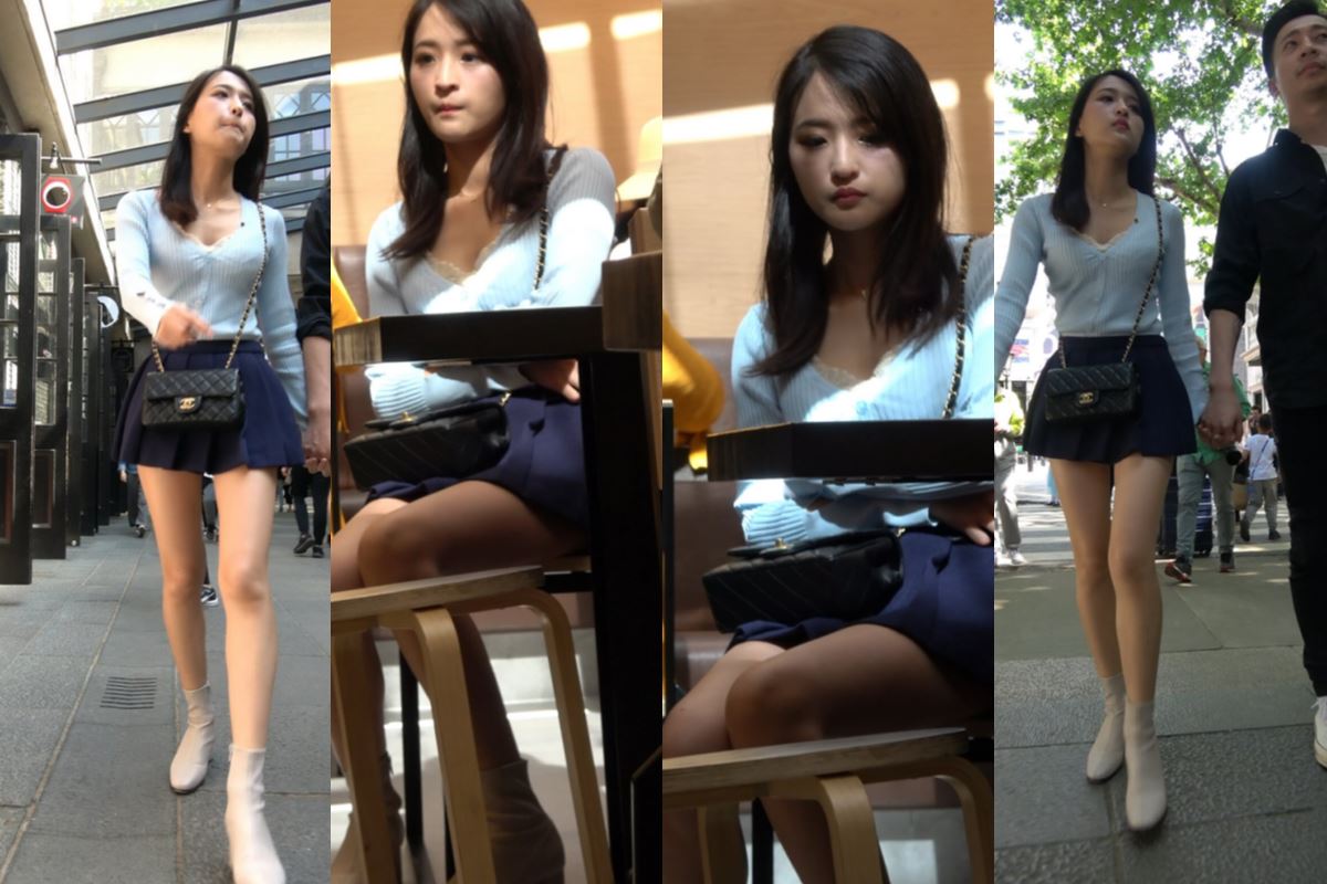 4K - 街拍超短裙小美眉 [932 MB/MP4]