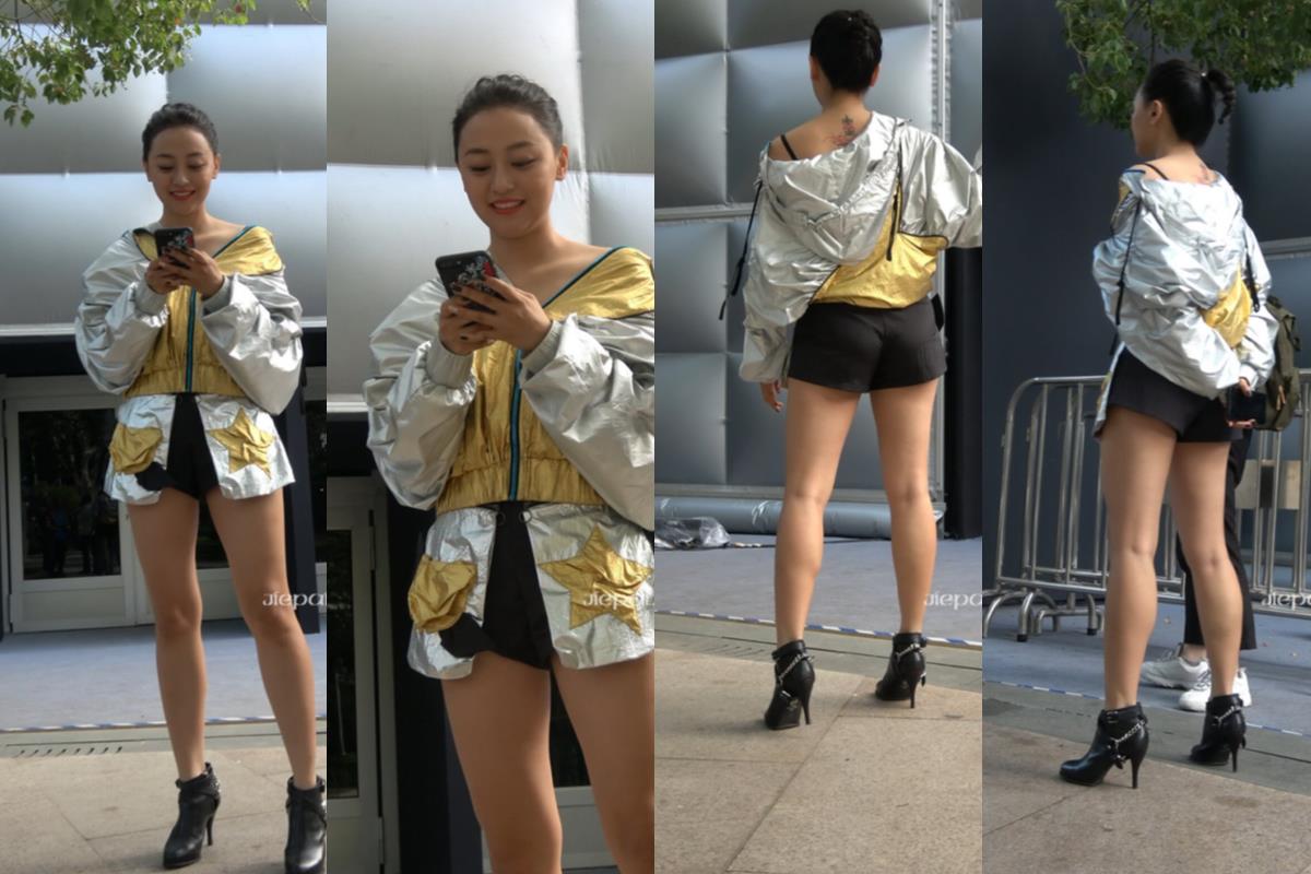 4K - 性感大长腿好身材街拍美女 [1.72 GB/MP4]