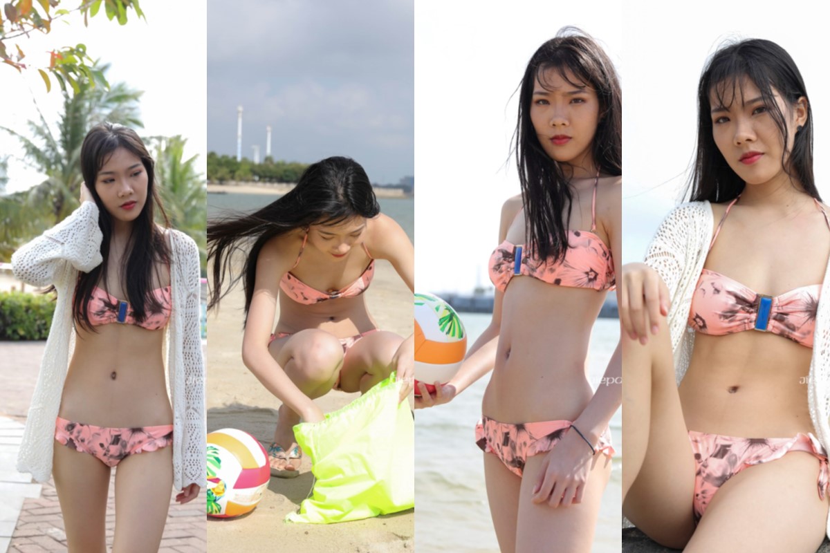 海边沙滩比基尼妹子500P 【套图】