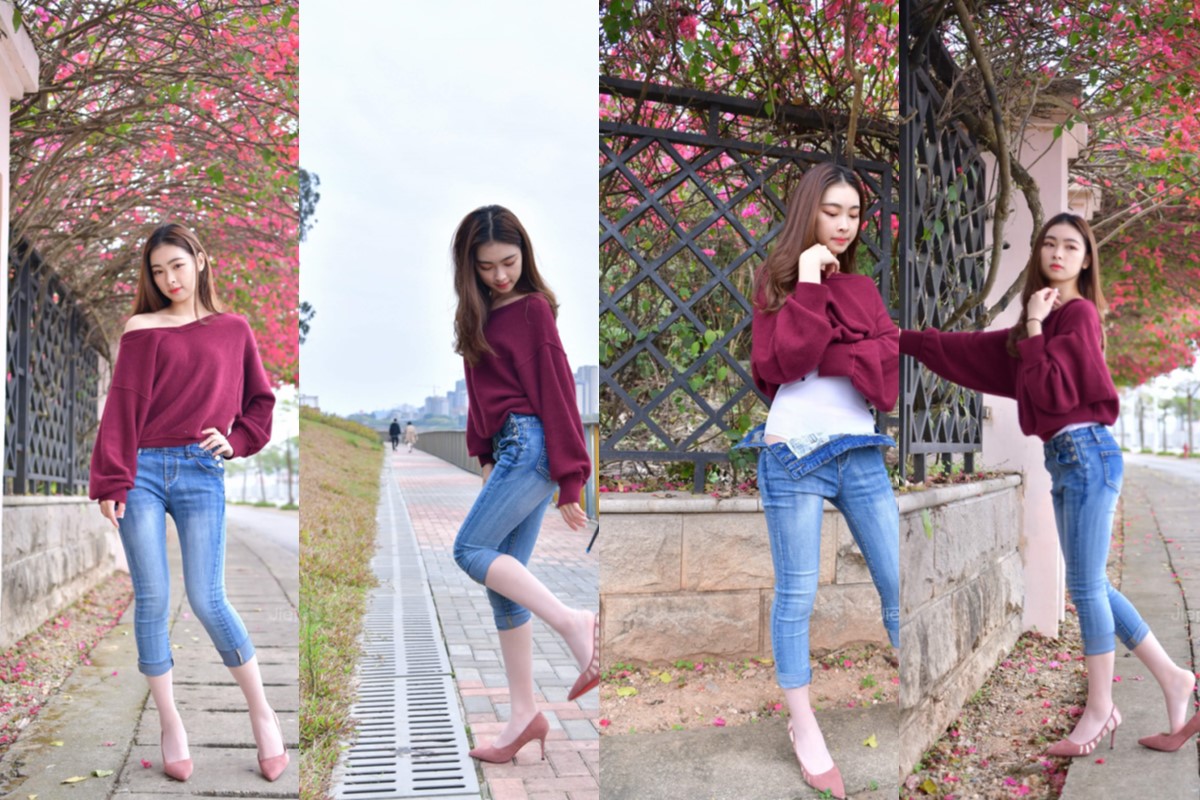 牛仔裤，肉丝小姐姐【套图】