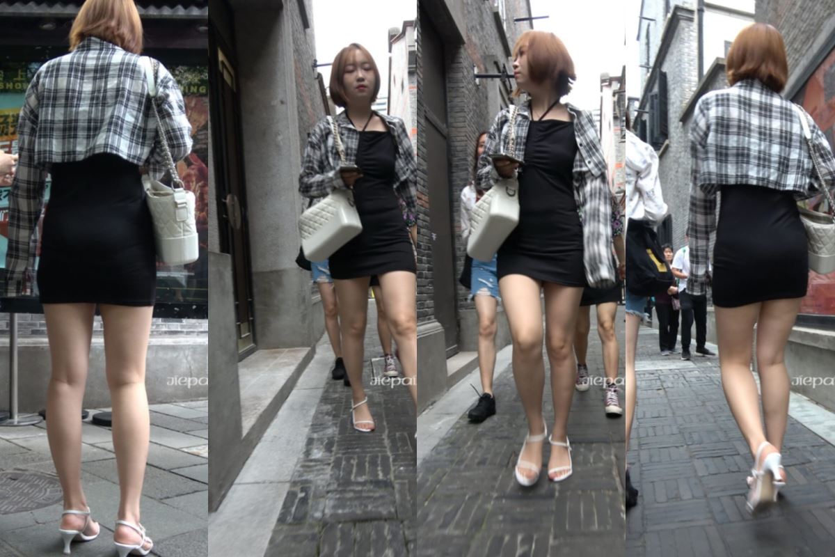 4K - 性感黑色包臀裙美眉 [1.69 GB/MP4]