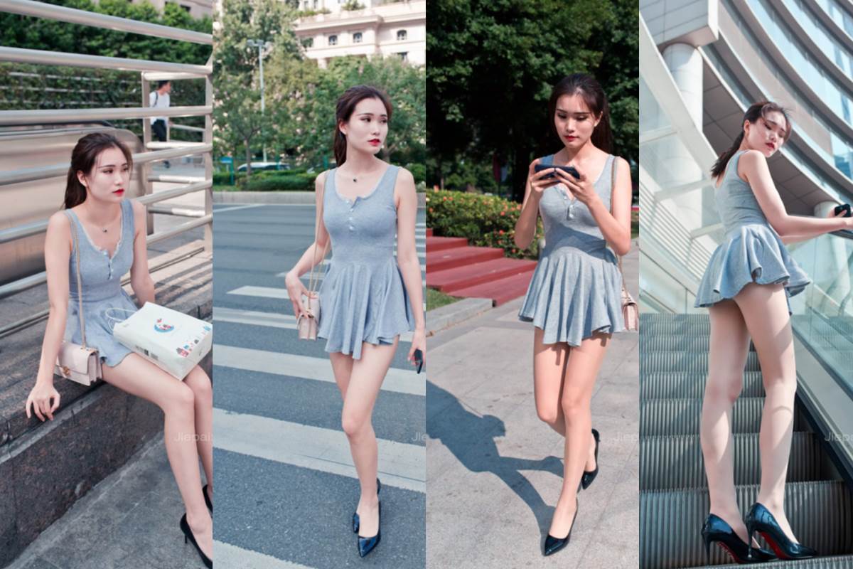 御风街拍★极品美腿肉丝女孩遭遇的故事【套图+视频】