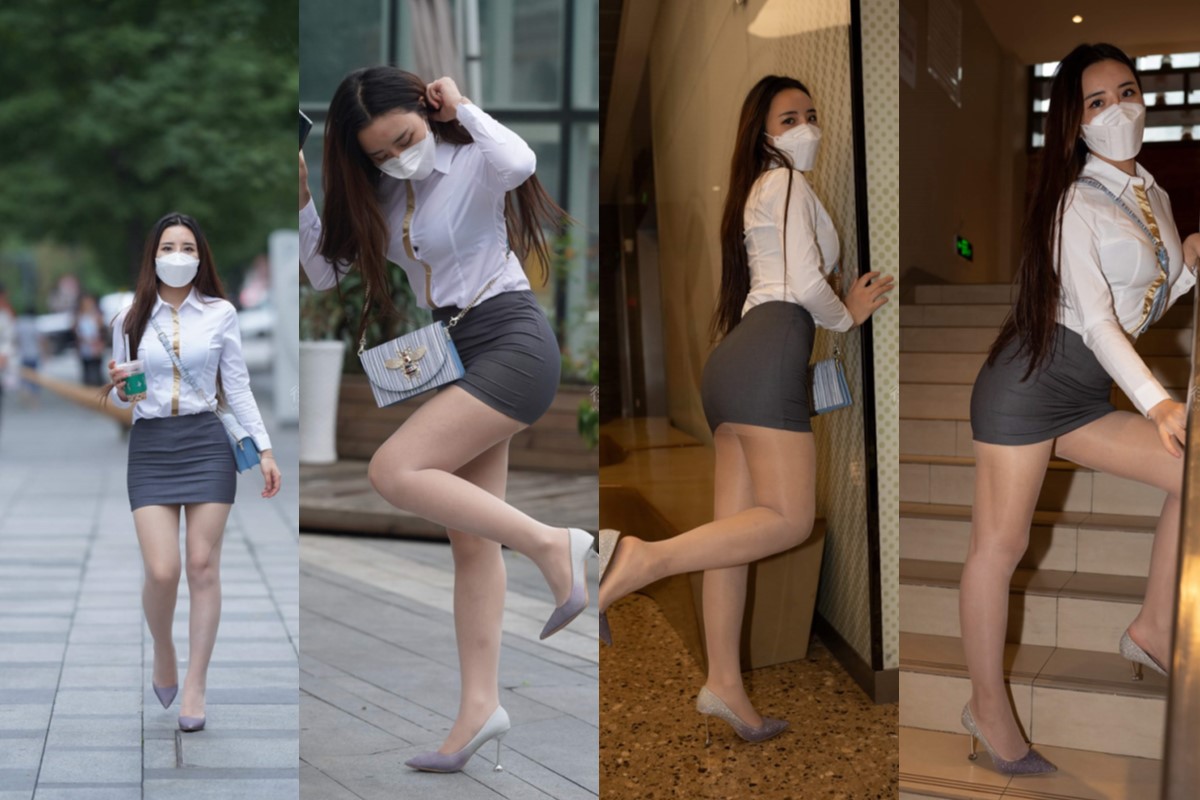 牛男街拍●下班~紧身包臀裙丝袜美女 【套图+视频】