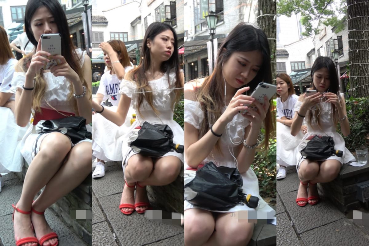 4K - 花坛边的红色凉高美腿姐姐 [1.52 GB/MP4]