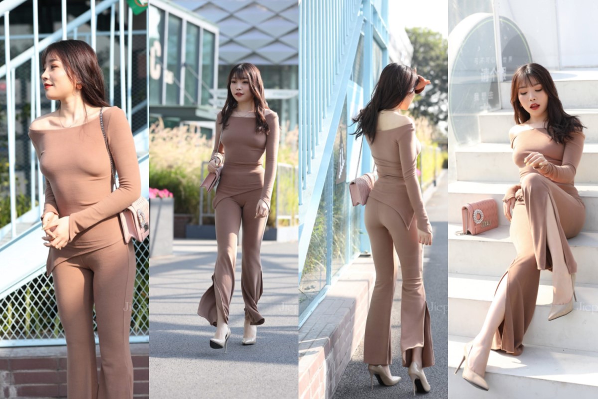 棕色衣服美女 【套图+视频】