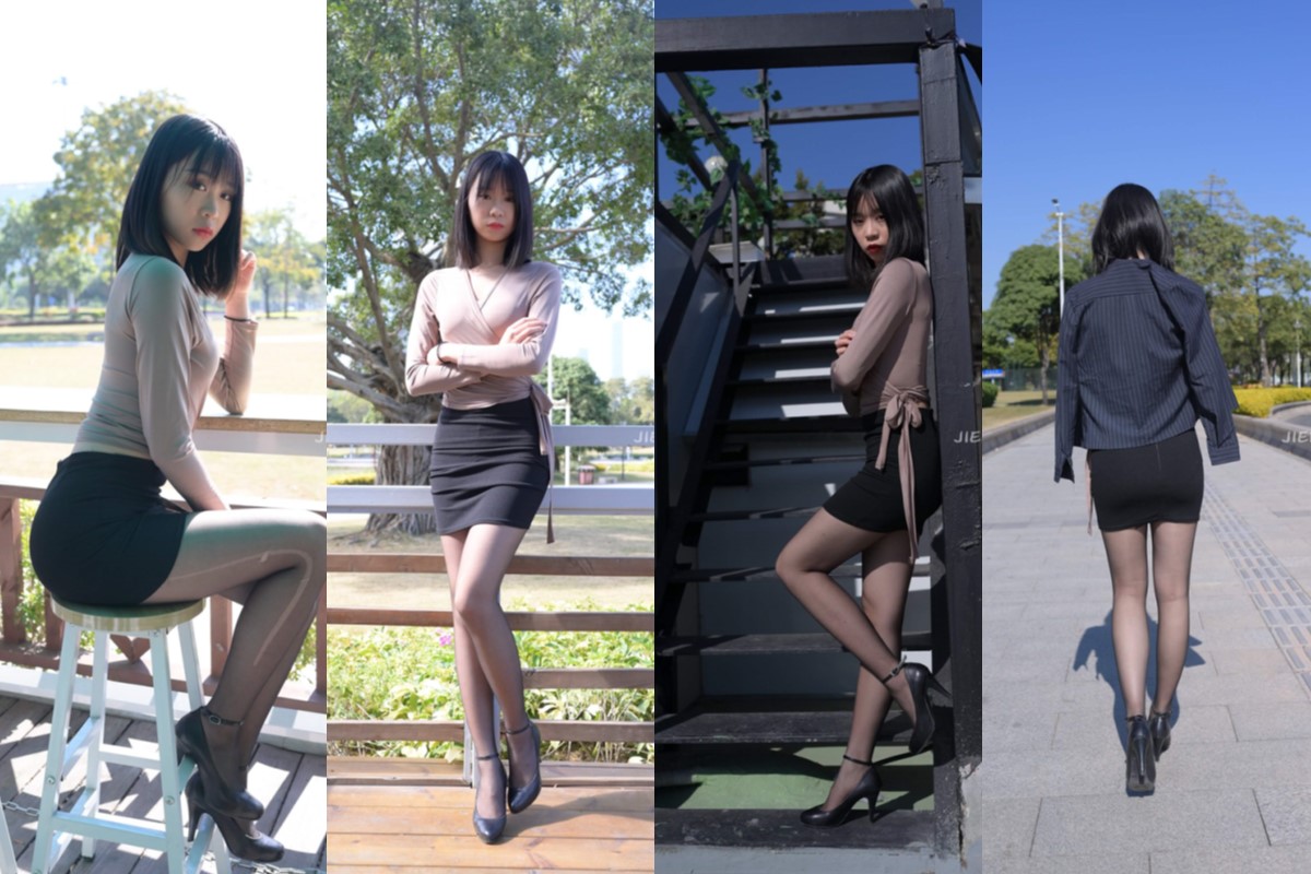 黑丝包臀裙美女 【套图+视频】