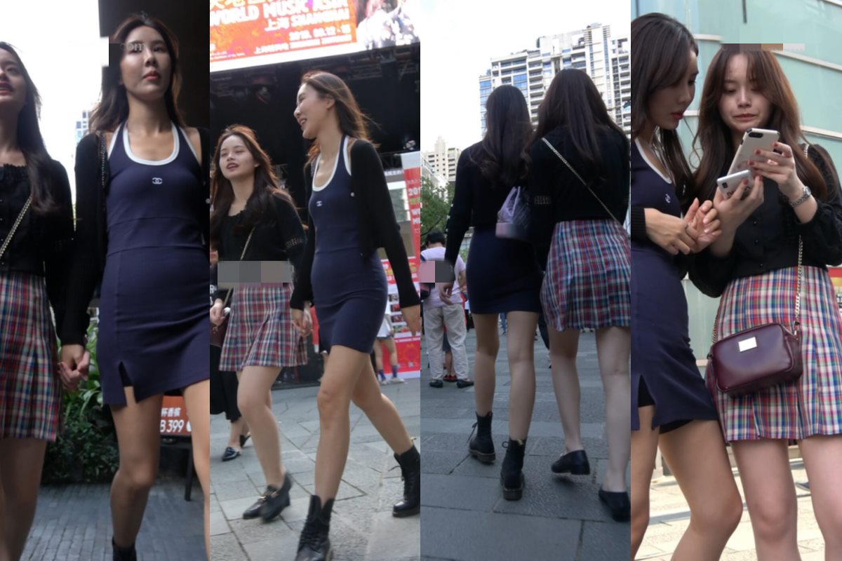 4K - 顶级身材深蓝色包臀裙小姐姐 [3.15 GB/MP4]