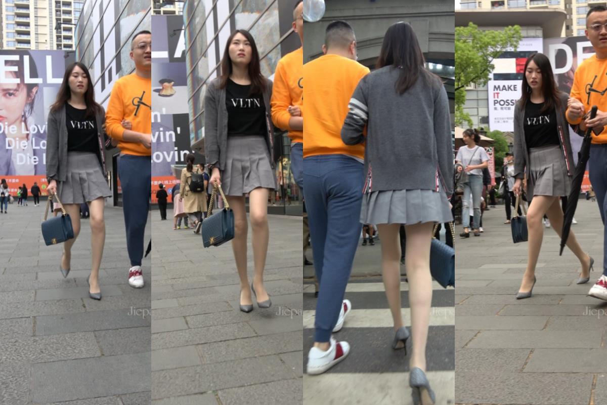 4K - 街拍短裙肉丝美女 [616 MB/MP4]