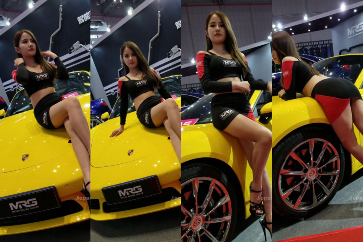 4K - 街拍性感狂野包臀裙车模 [810 MB/MP4]