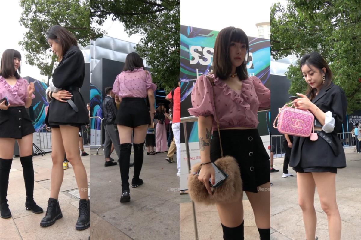 4K - 气质美腿街拍美女 [2.45 GB/MP4]