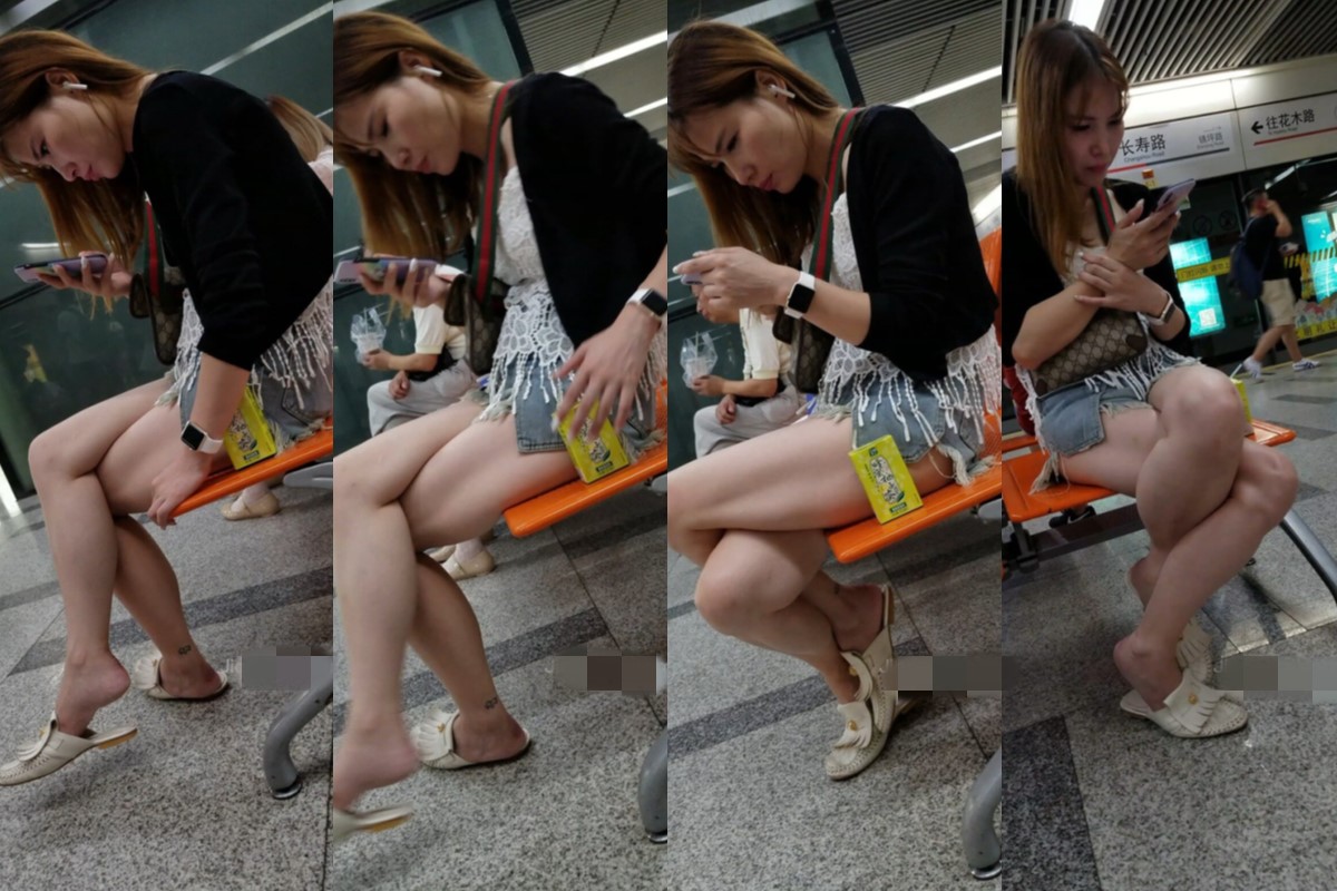 4K - 低头玩手机的玉腿姐姐 [625 MB/MP4]