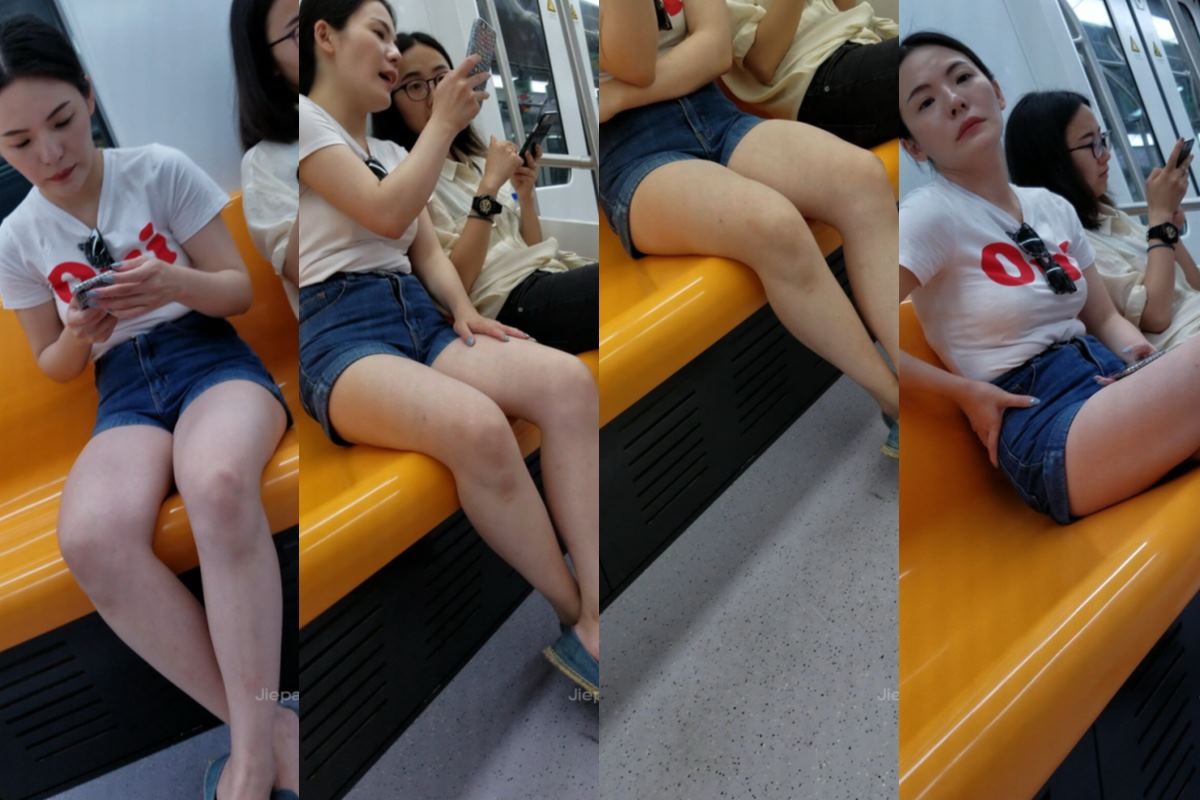 4K - 街拍高腰热裤美腿姑娘 [873 MB/MP4]