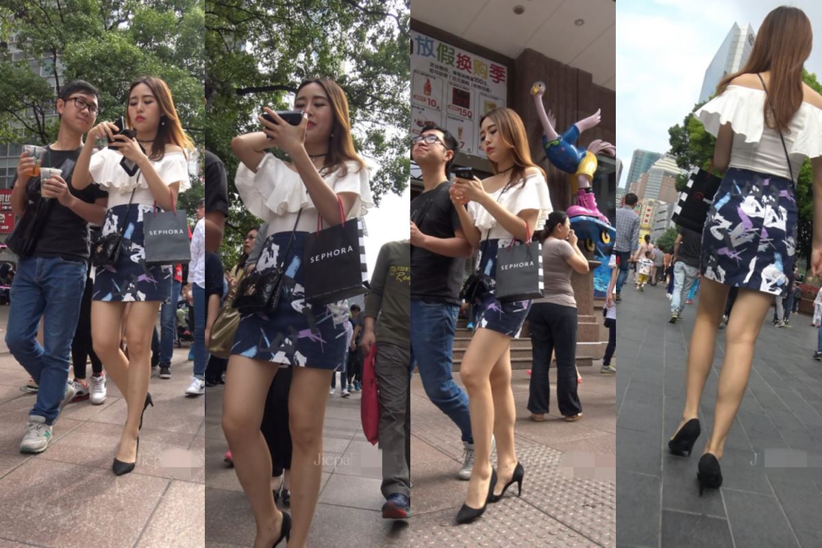 4K - 街拍美丽长腿女友 [1.57 GB/MP4]