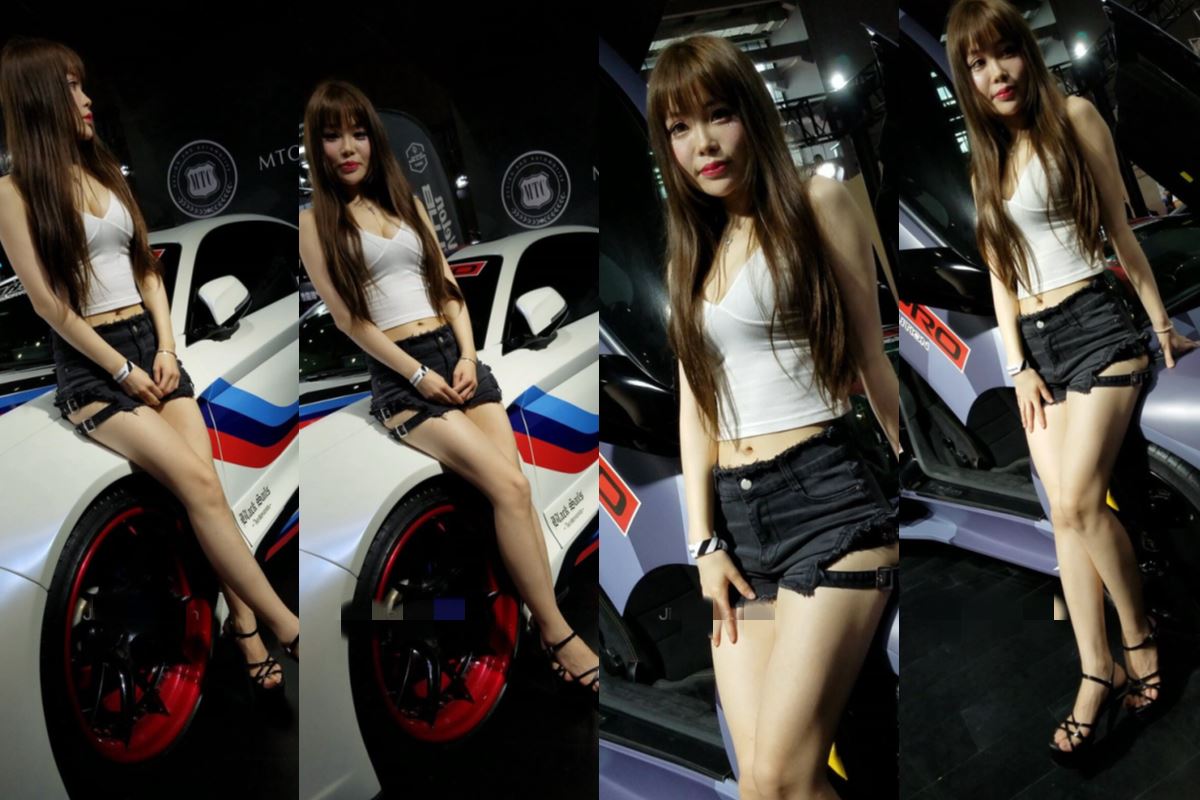 4K - 热裤长腿高跟模特 [682 MB/MP4]