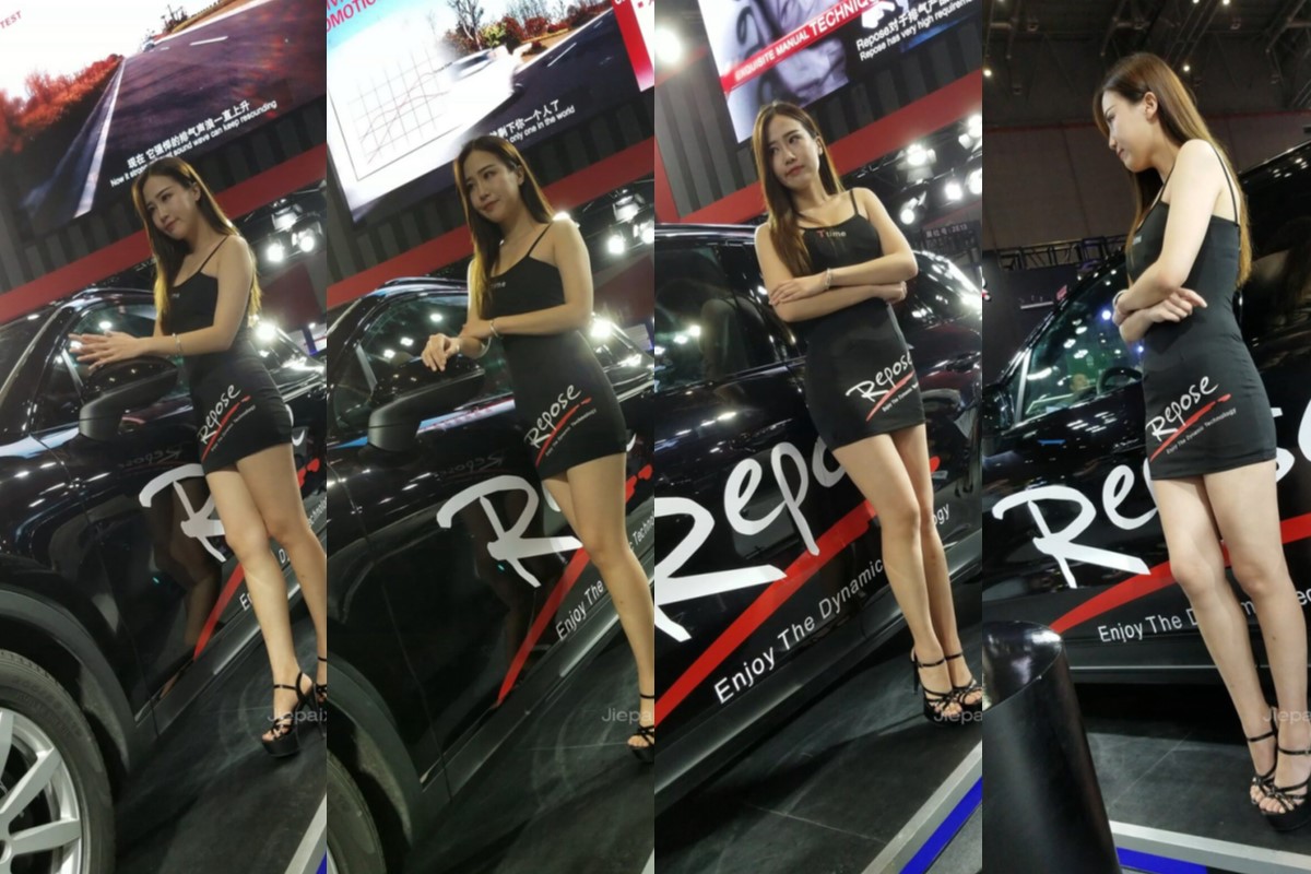 4K - 性感包臀裙高跟车模小姐 [834 MB/MP4]