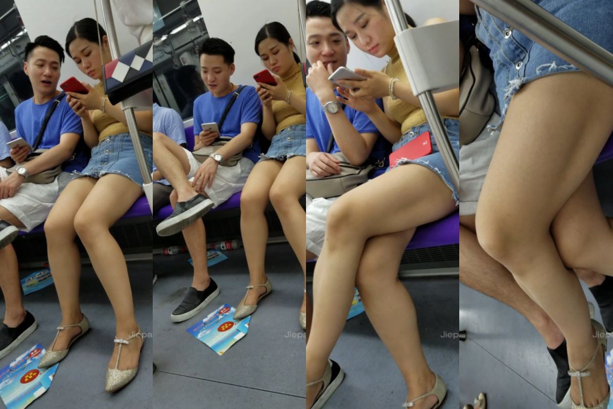 4K - 街拍牛仔短裙姑娘 [1.45 GB/MP4]