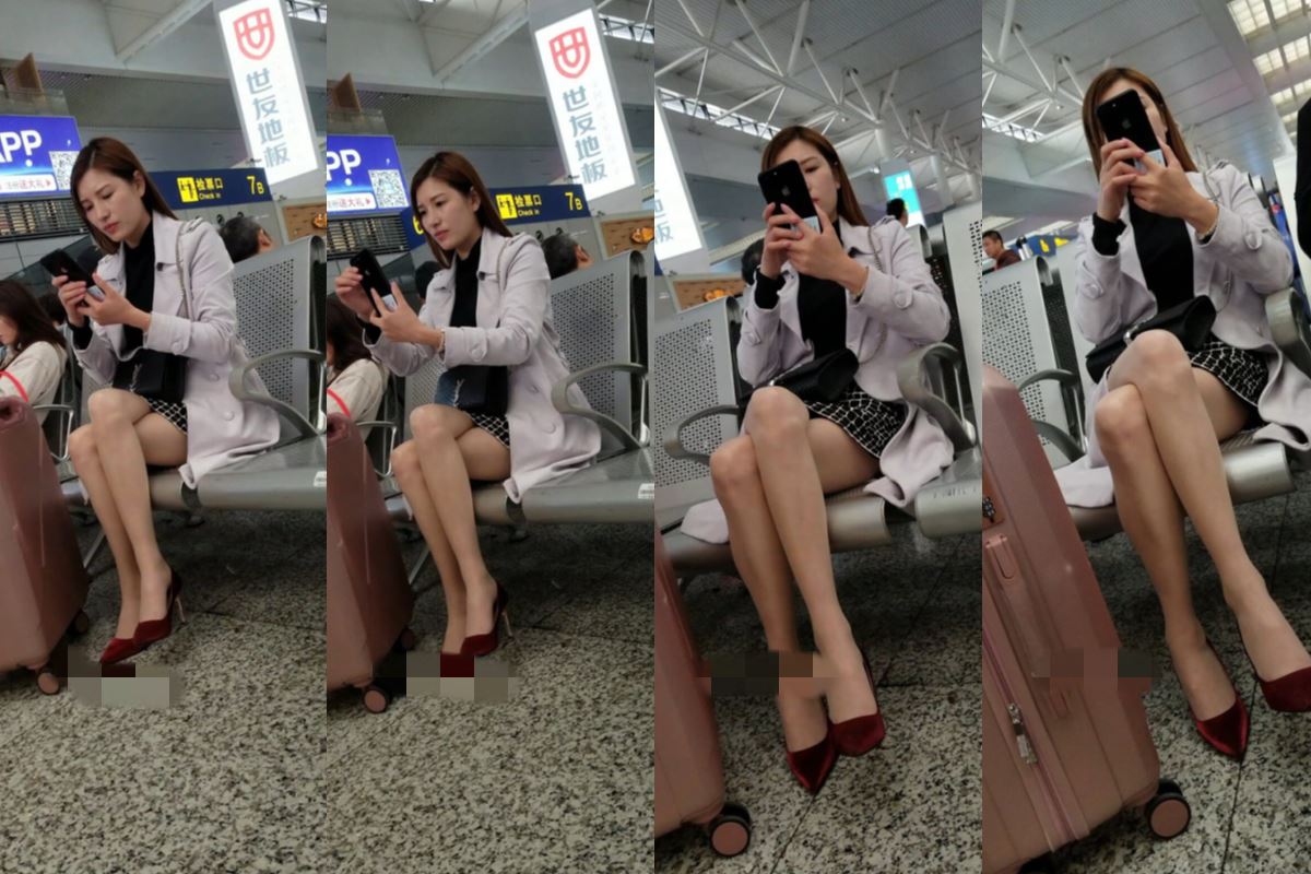 4K - 大长腿高跟美姐候车室里玩自拍 [740 MB/MP4]