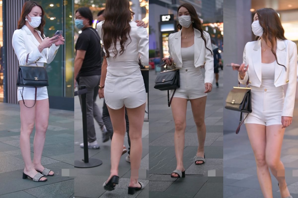 街拍白衣热裤美腿1分47秒 [317 MB/MP4]